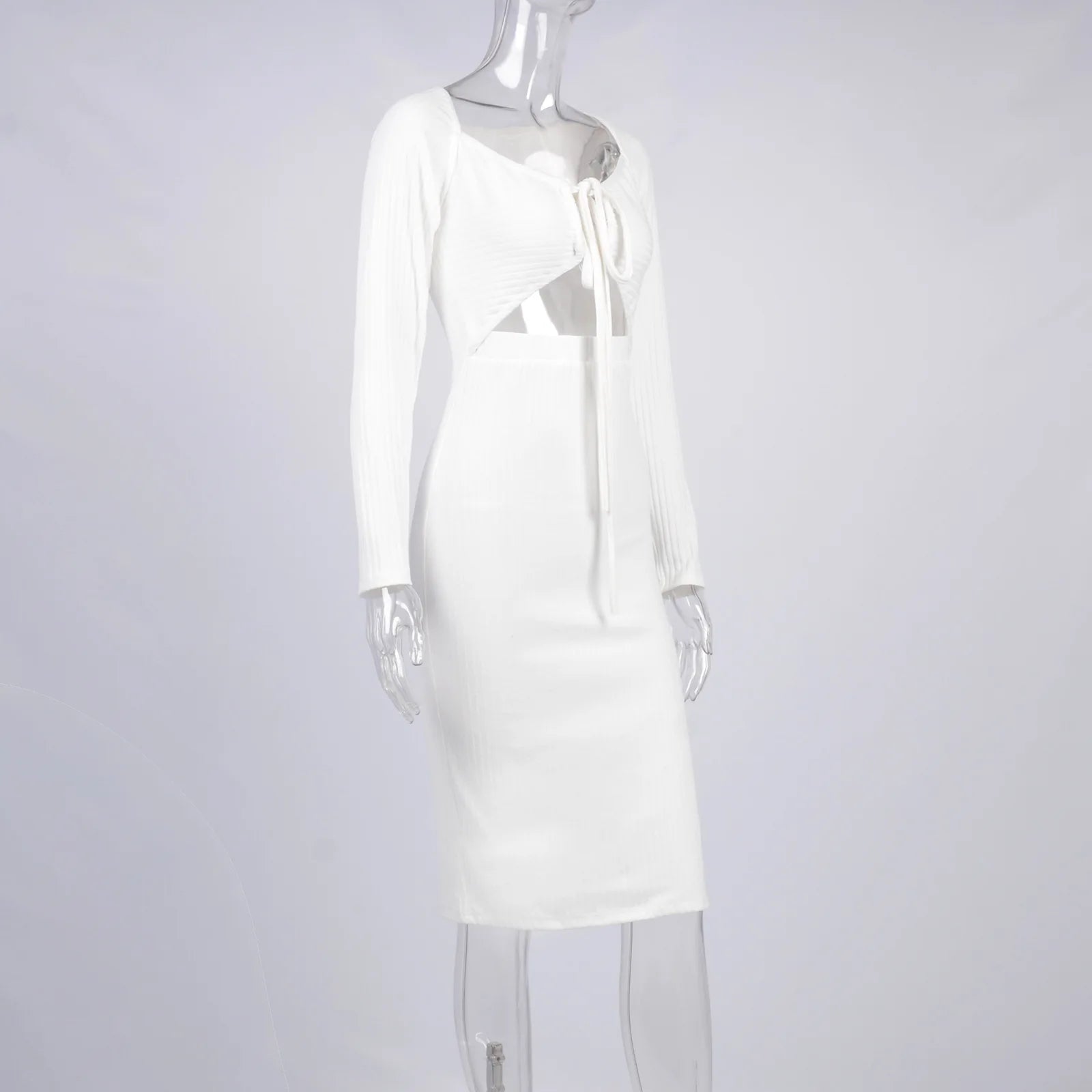 Women's Sexy Dress Tight Fitting Long Sleeved Elegant Party Women's Clothing 2025 Summer Fashion Slim Fit Nightclub Clothing