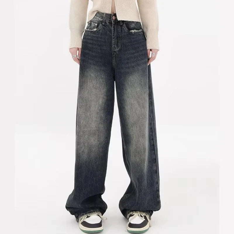 Y2K Baggy Jeans Women Retro Streetwear