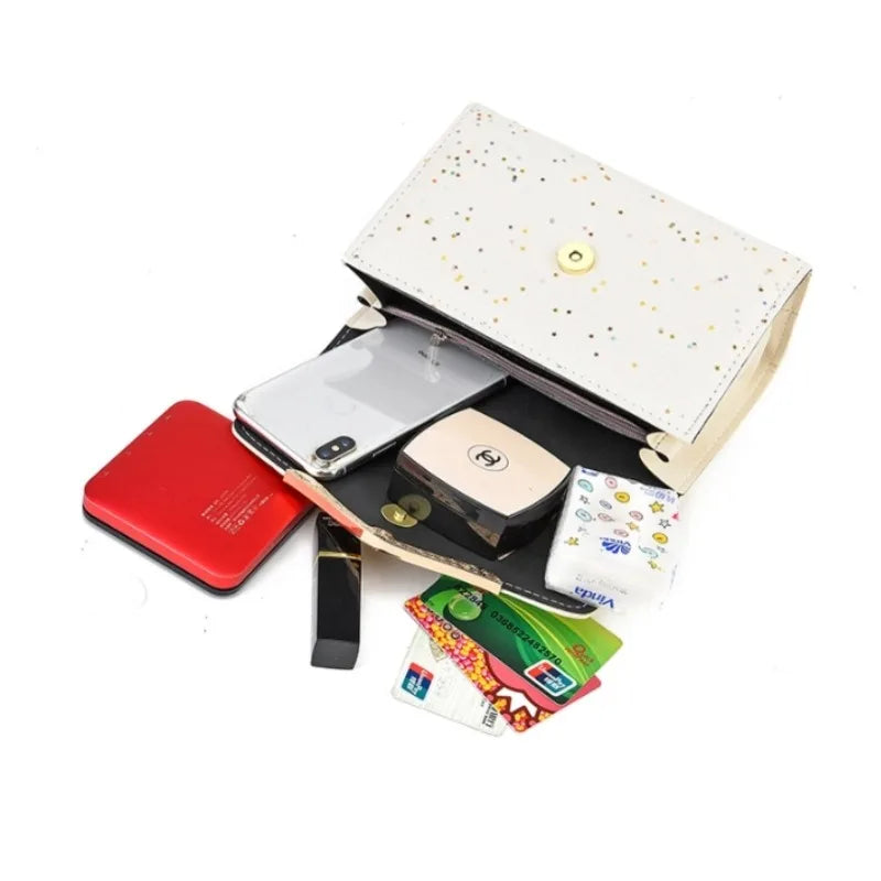 Korean Crossbody Bag with Pendant Chain