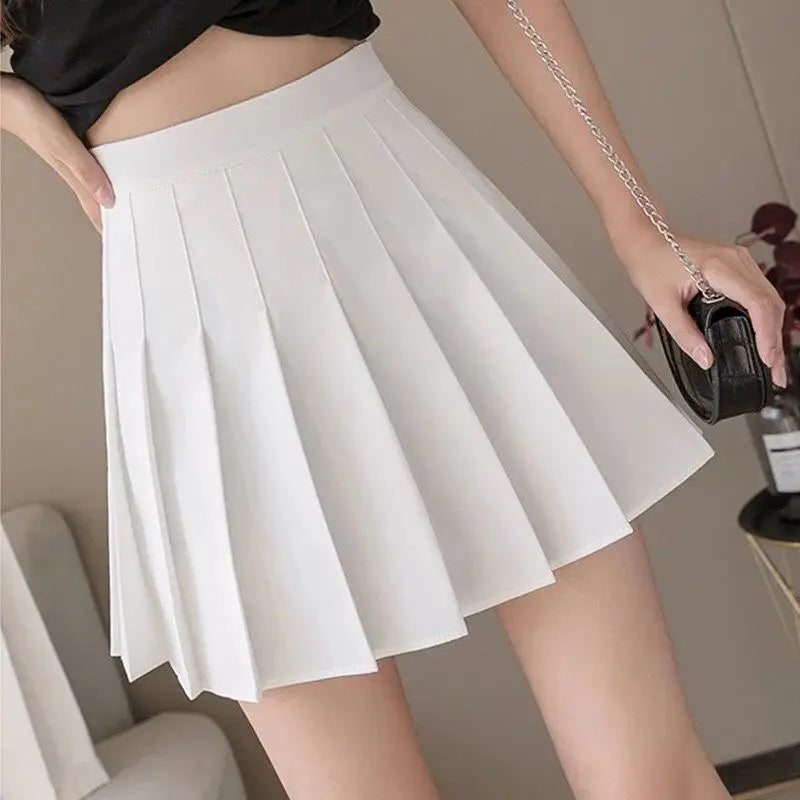 Women’s High-Waist Pleated Mini Skirt