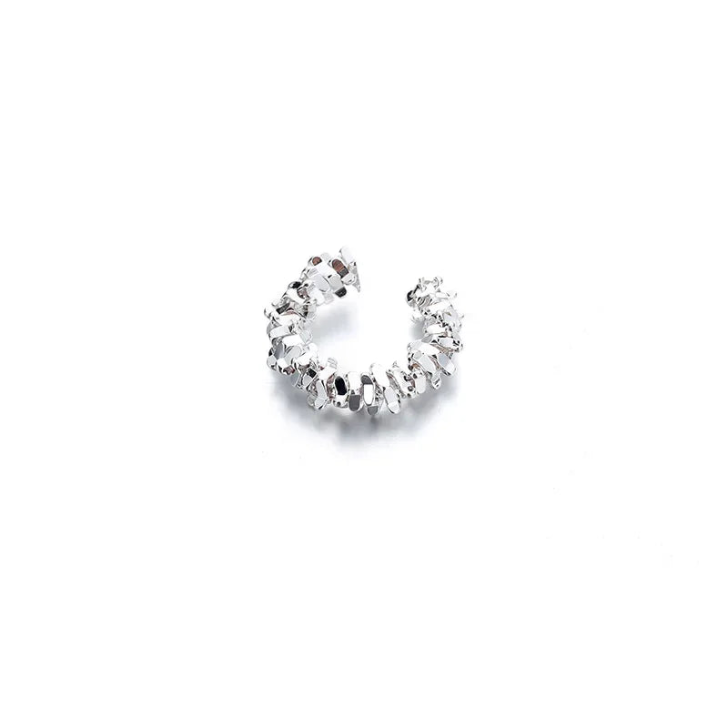 1PC Irregular Star Clip-On Ear Cuff
