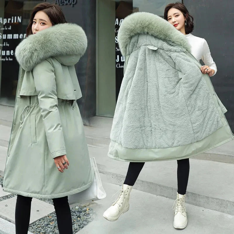 Winter Jacket 2025 New Women Parka Clothes