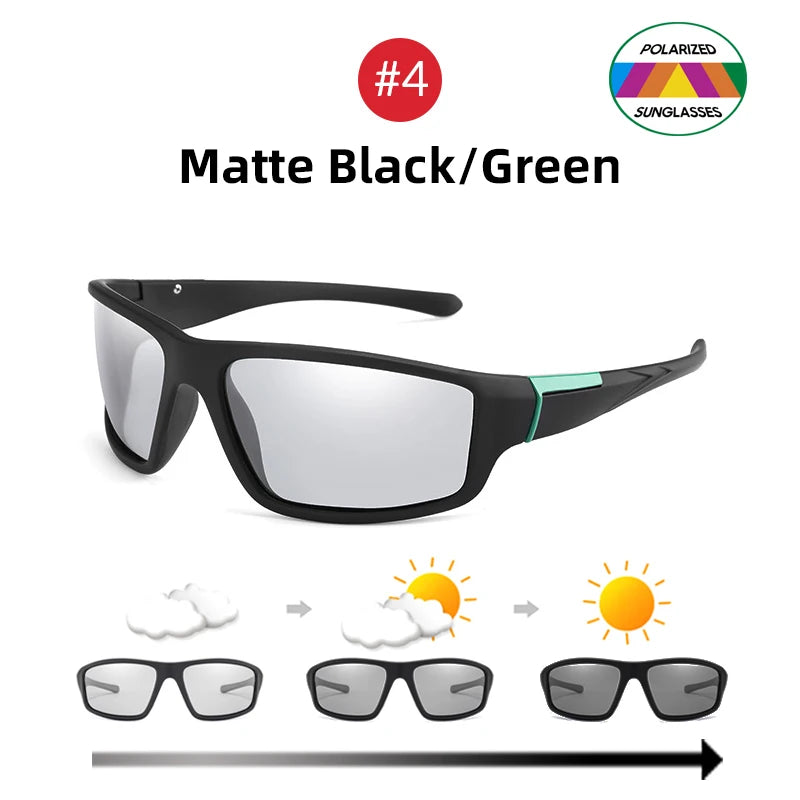 VIVIBEE Photochromic Polarized Sports Sunglasses