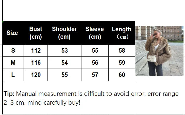 Winter Warm Thick Women Faux Fur Coats