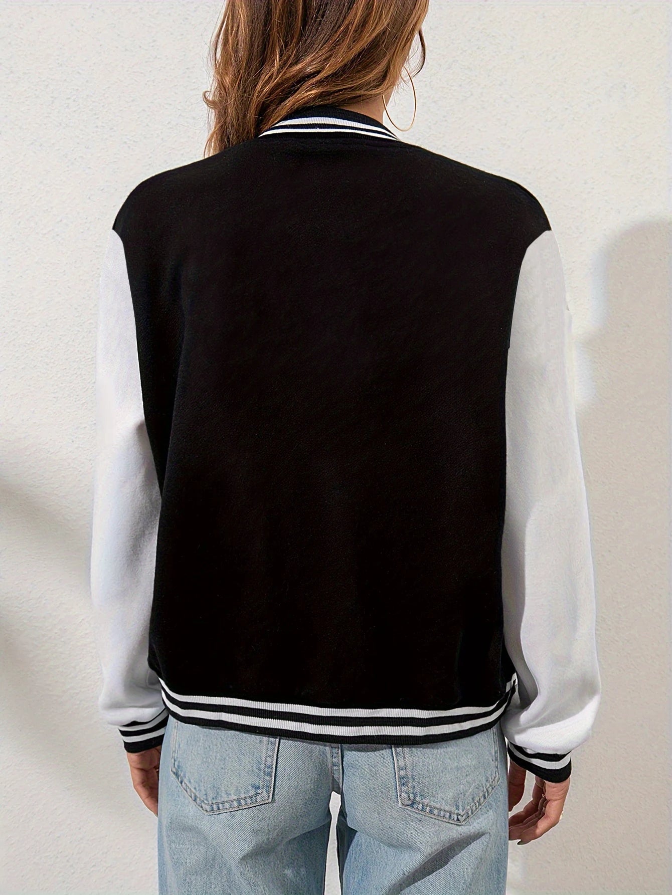 New York Art Printed Fleece Jacket