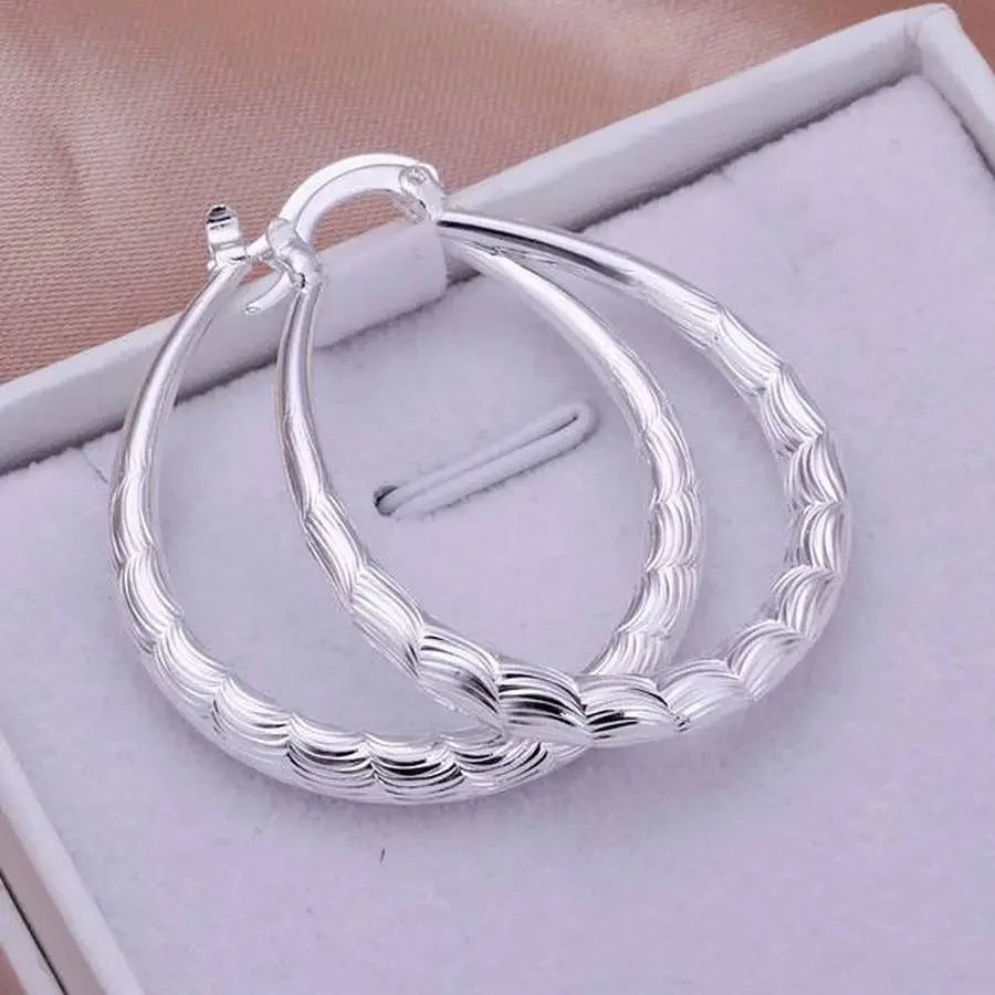 SAIYE 925 Sterling Silver Wedding Hook Earrings