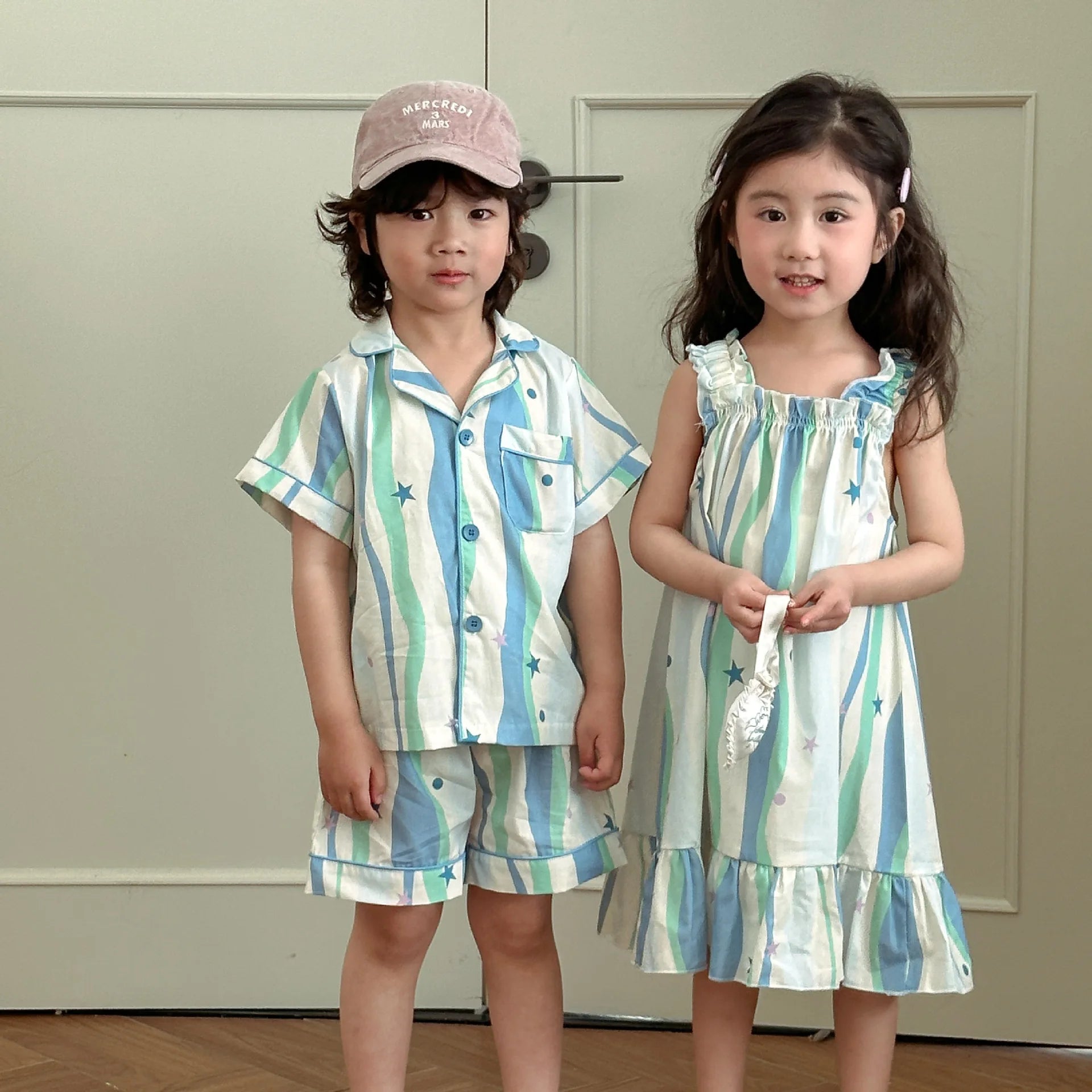 Siblings Summer Tee & Shorts Set