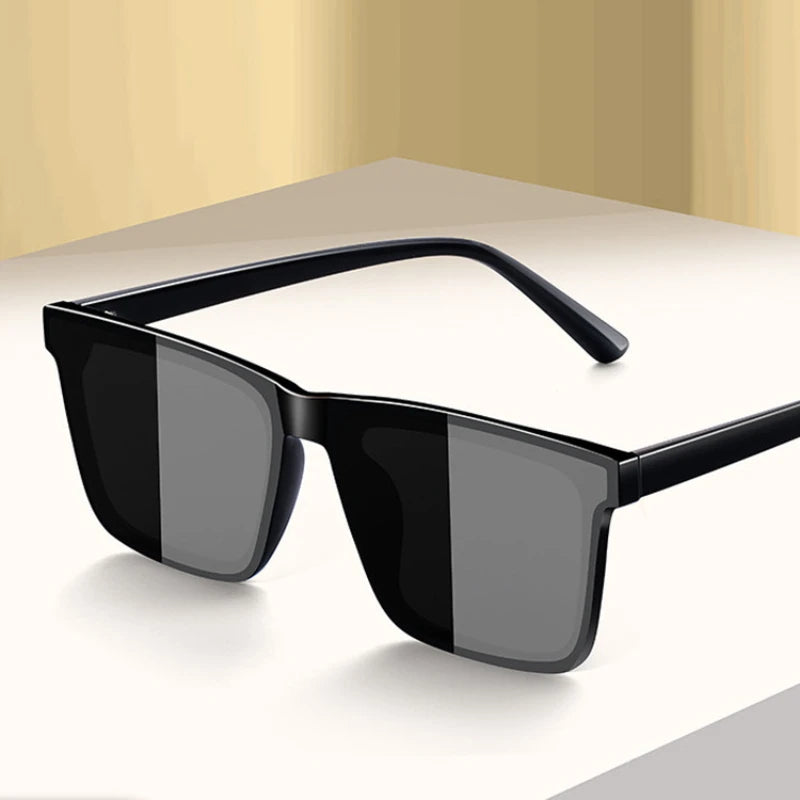 New Men's Anti-UV Driving Sunglasses Concave Frame