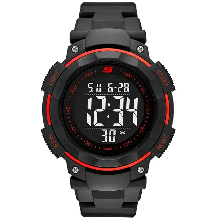 Skechers Mens Sport Digital Chronograph Plastic Watch