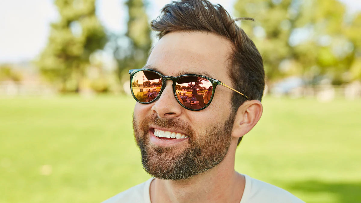 Men Slate Tortoise Shell / Rose Gold Mary Janes Sunglass