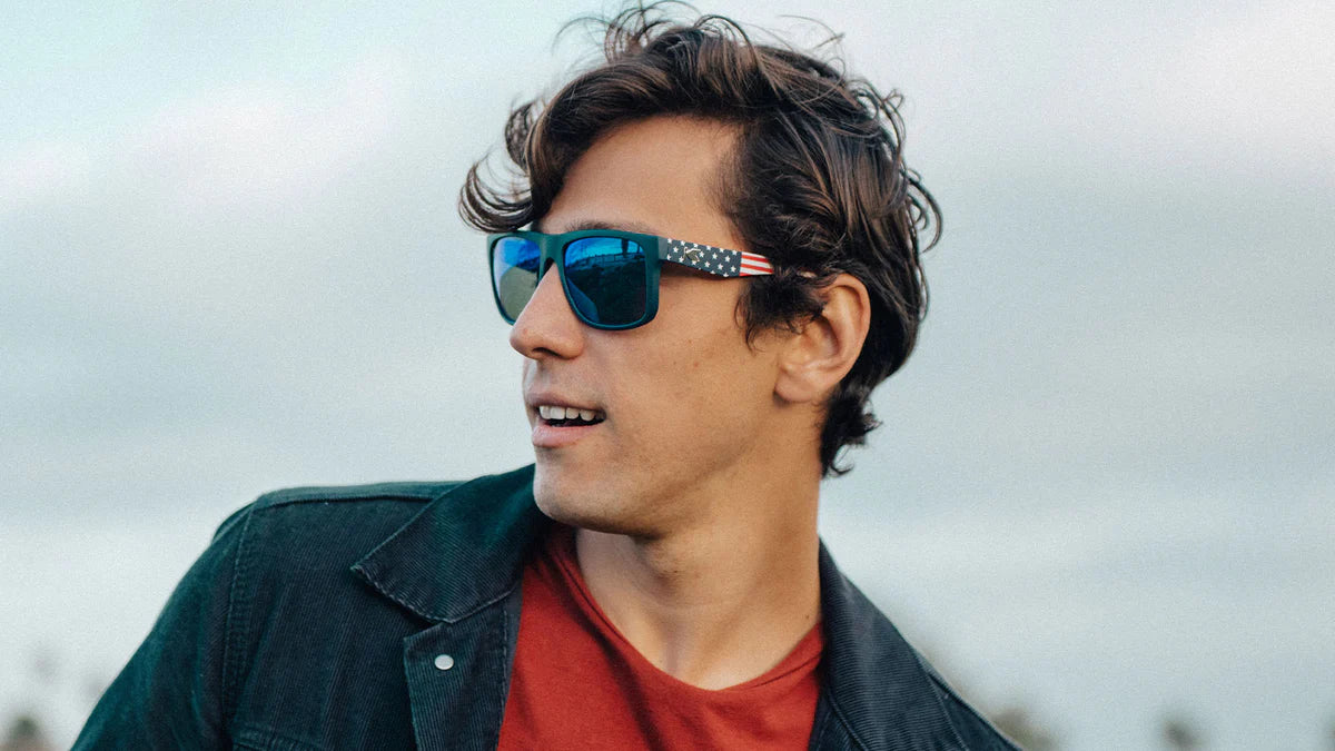 Men Star Spangled Torrey Pines Sunglass