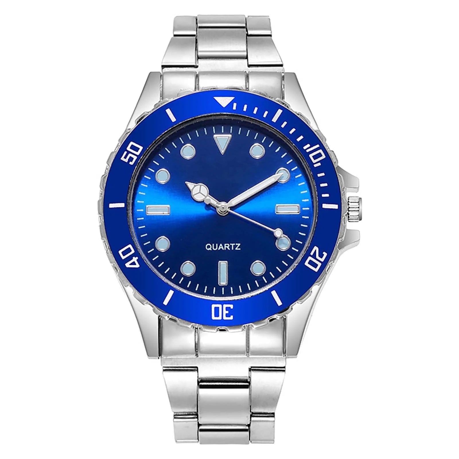 VANLOFE Mens Watches Men Fashion Watches Clocks Watches Stainless Steel Casual Dresses Wrist Crystals