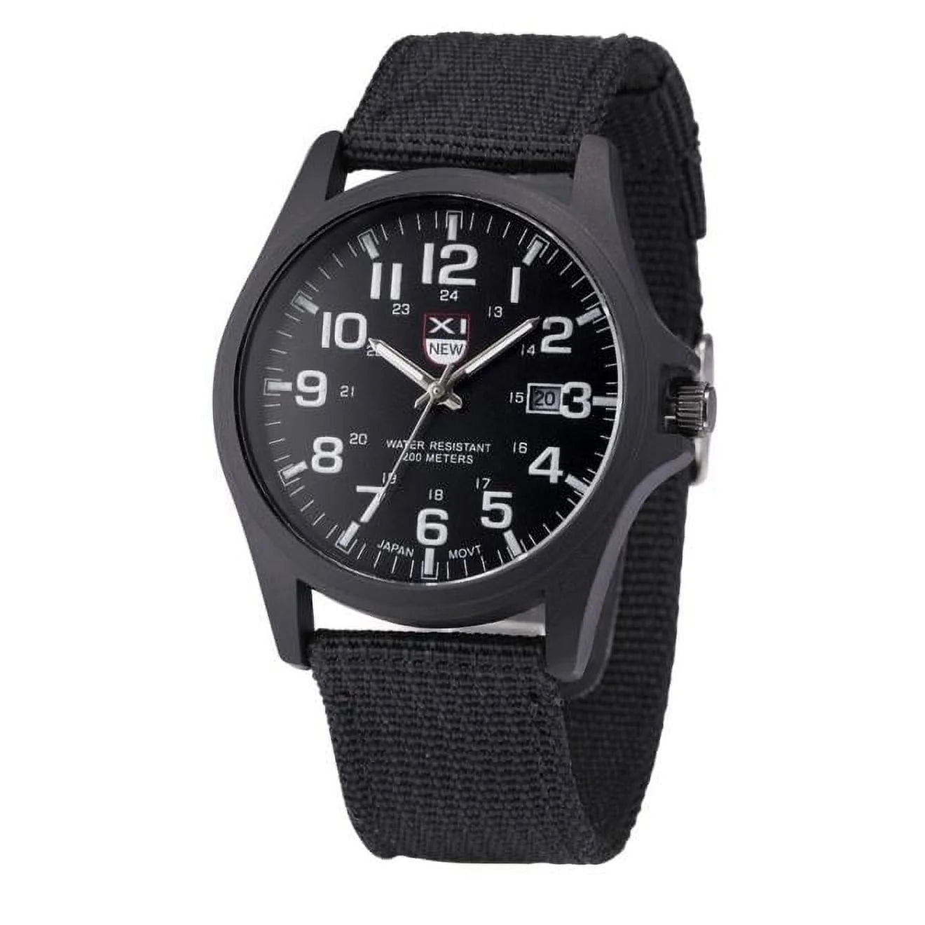 TIHLMK Watches for Men Mens Date Stainless Steel Military Sports Analog Quartz Army Wrist Watch
