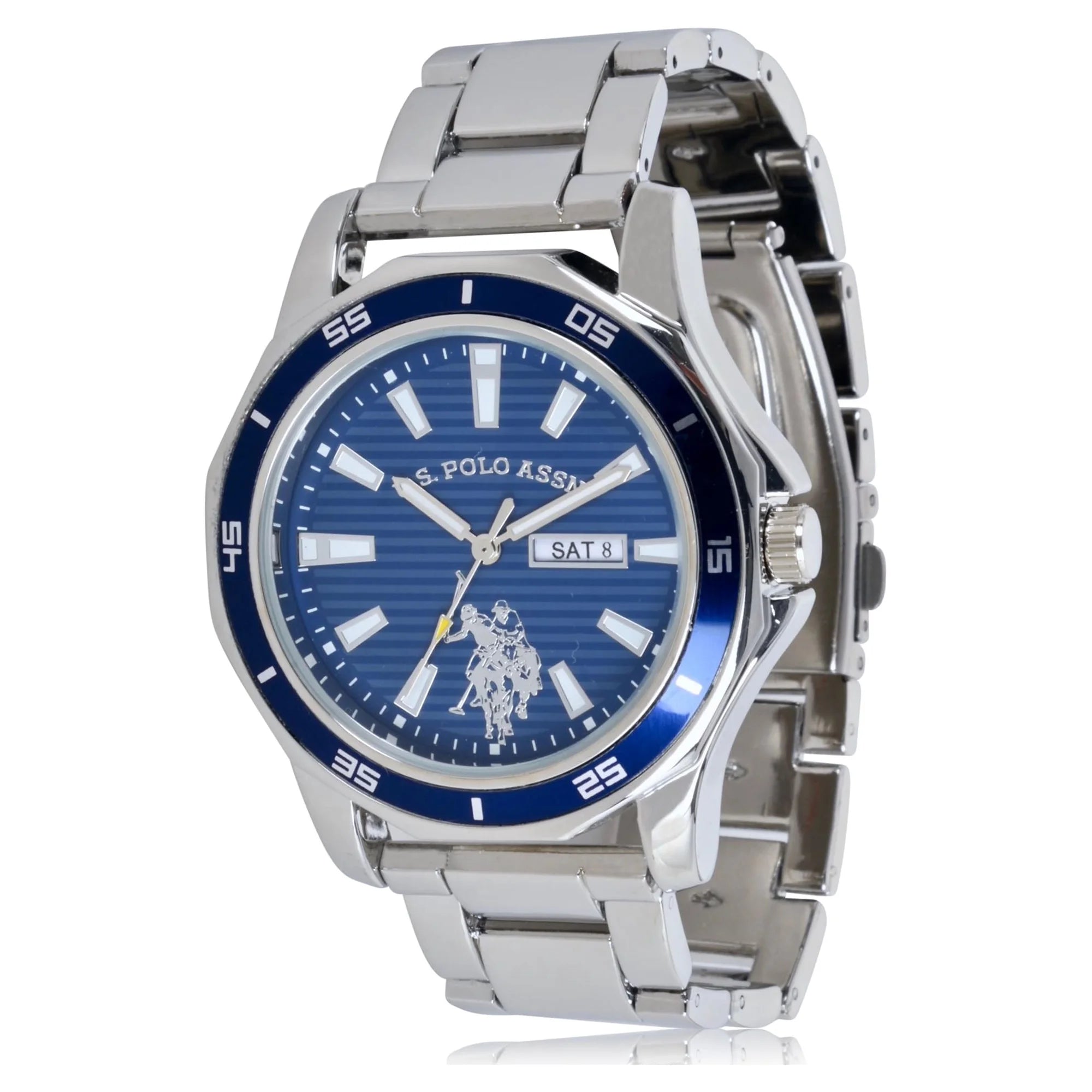 U.S. Polo Assn. Adult Male Watch Analog with Navy Dial