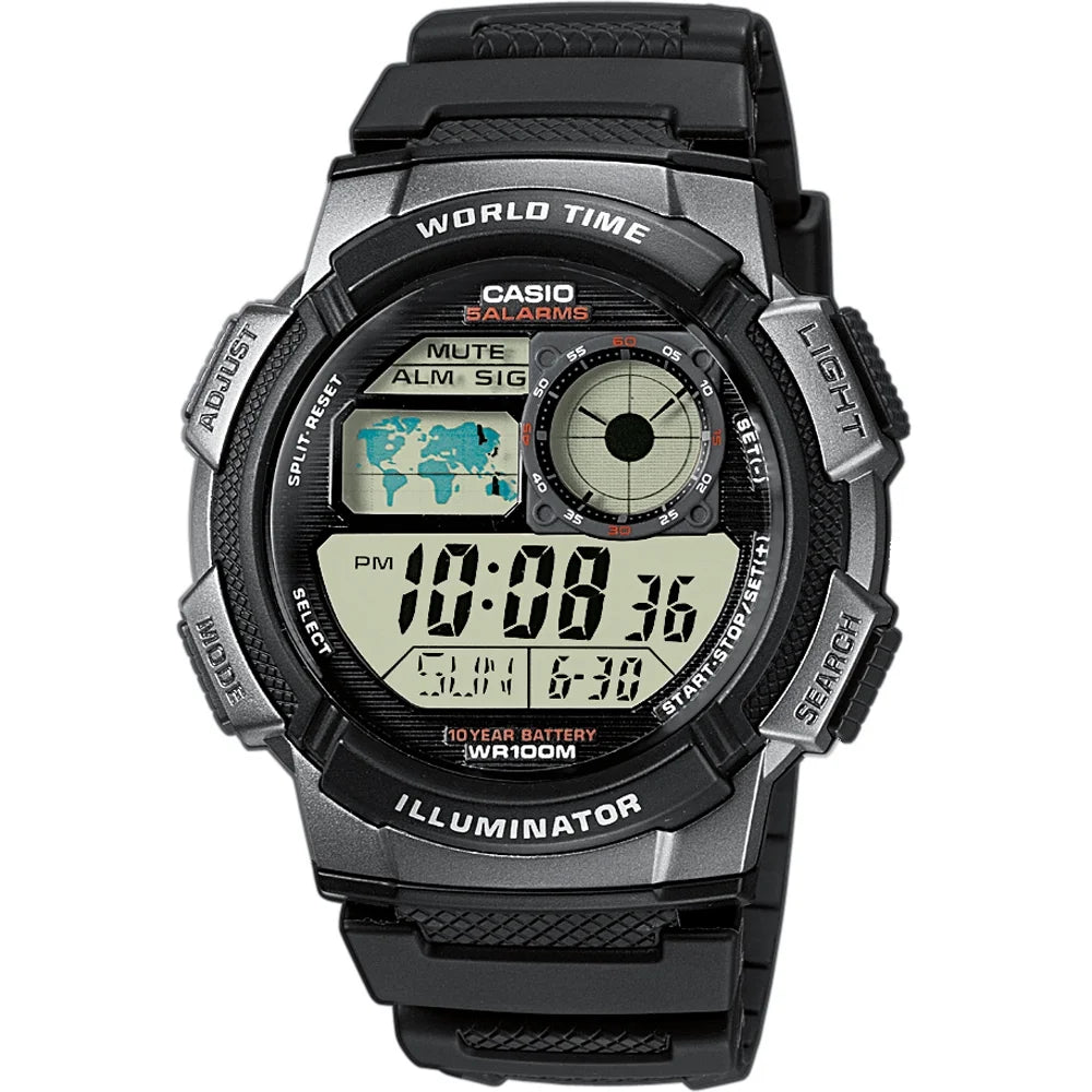 Watch Casio Acetate Gray Black Men