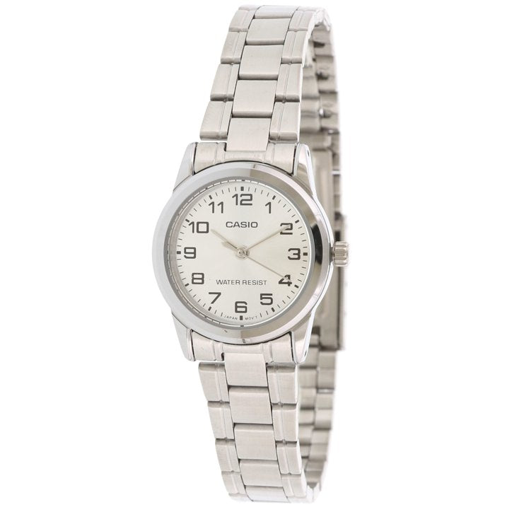 Men's LTPV001D-7B Silver Metal Quartz Fashion Watch