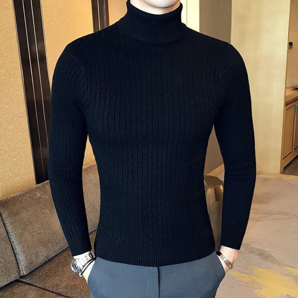 Men’s Slim Fit Turtleneck Sweater