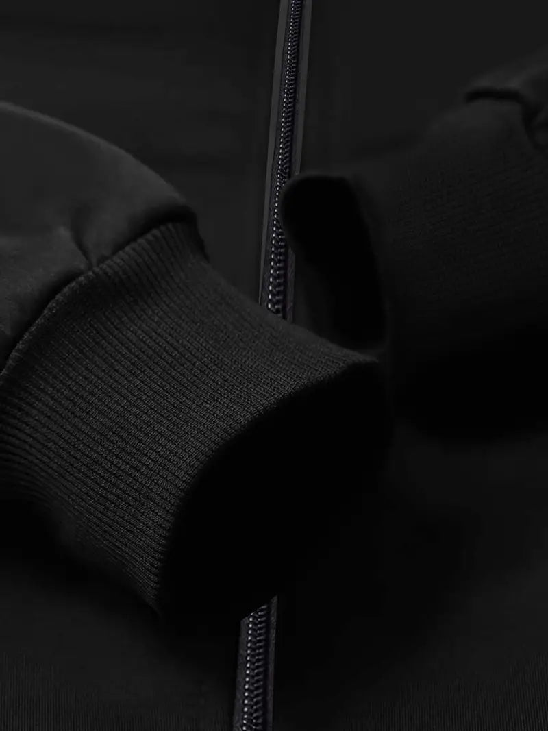 Men's Slim-Fit Casual Stand Collar Jacket