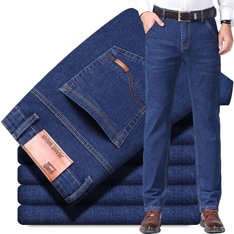 Men’s Stretch Loose Straight Jeans