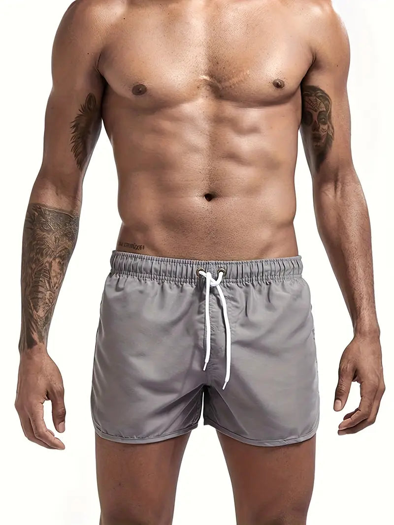 2-Pack Men's Quick-Dry Beach Shorts