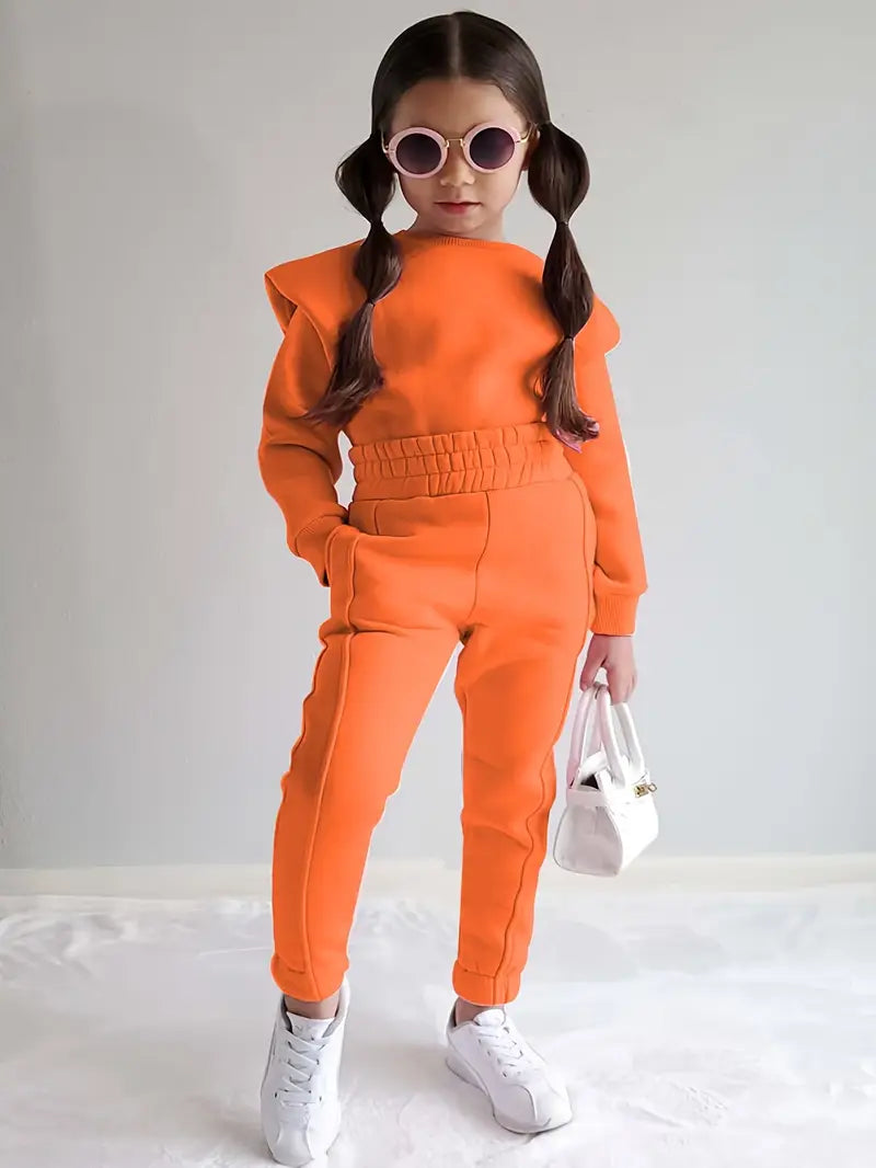 Autumn Winter Candy Color Sweater Set