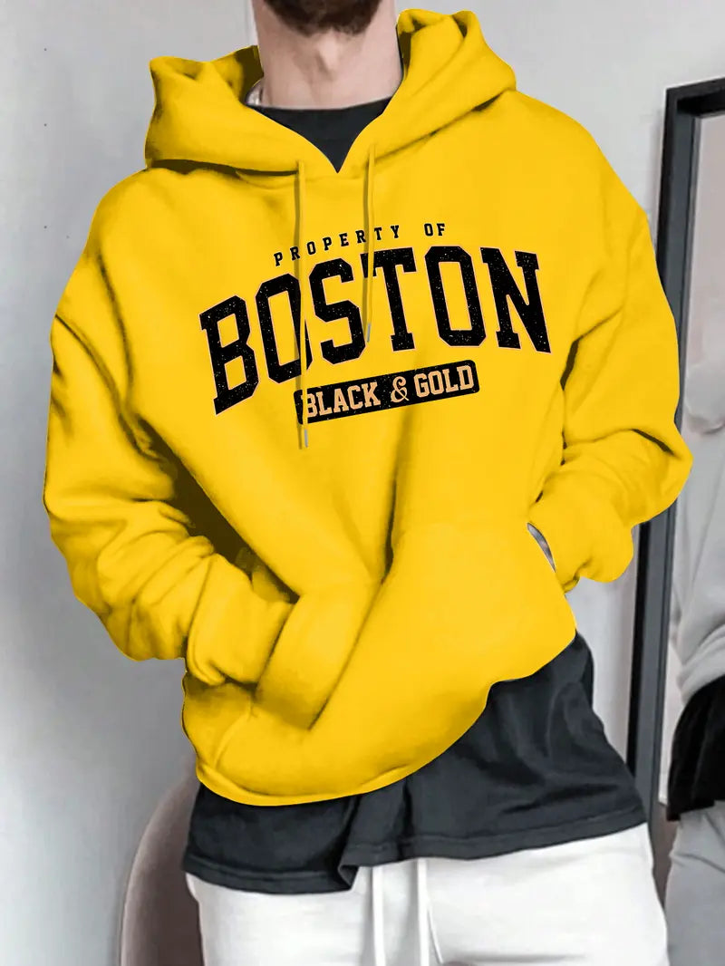 Paris-Inspired Fashion Hoodie for Men