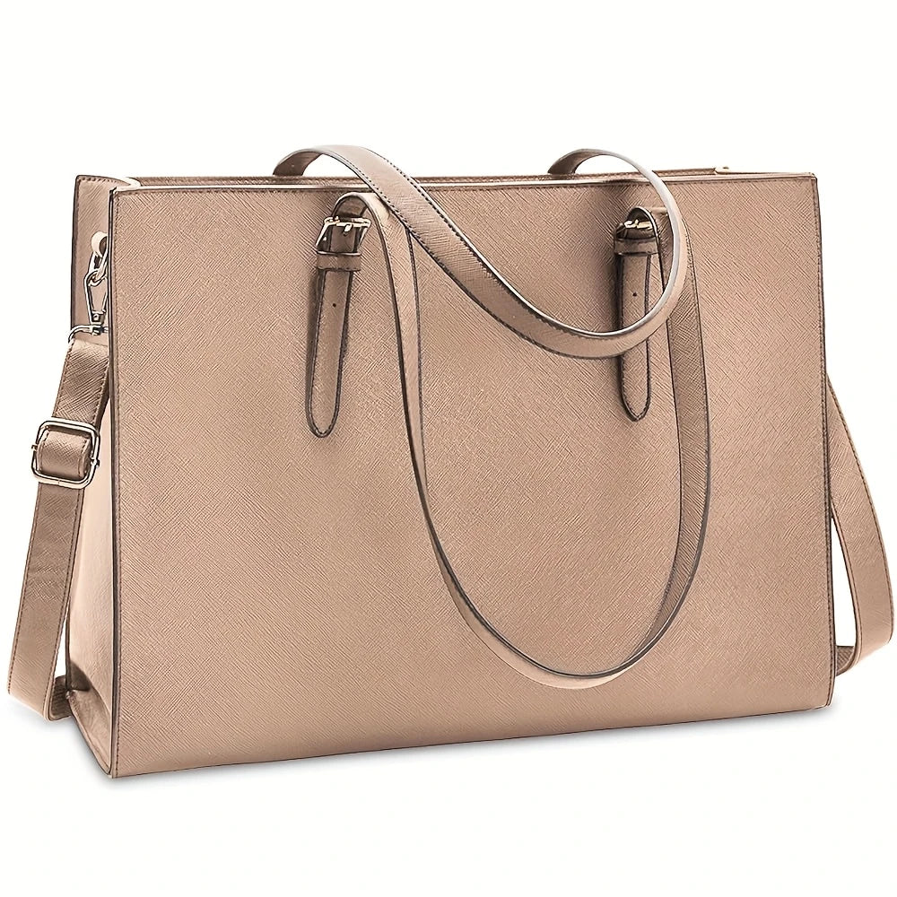 women Elegant Black Professional Business Work Bag, Daily Use Purse