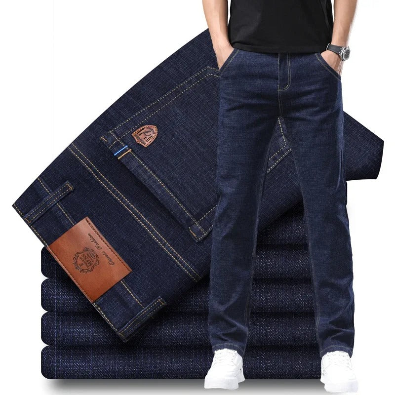 Men's Stretch Slim Fit Straight-Leg Jeans
