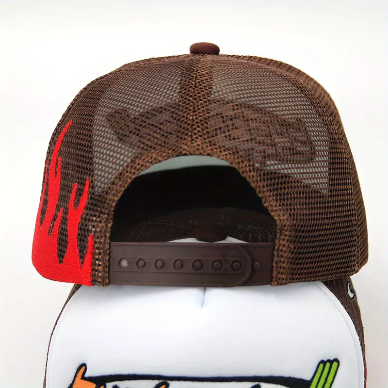 Men's Premium Embroidered Logo Trucker Hat