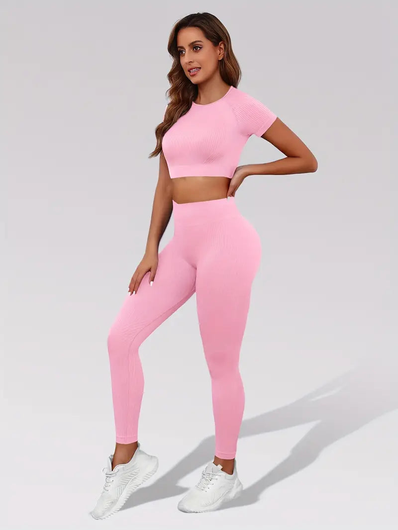 High Waist Yoga Workout Set