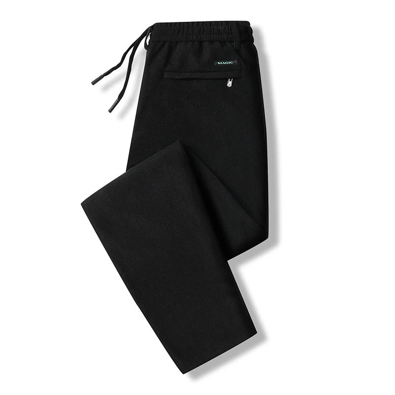Men's Elastic Waist Casual Trousers