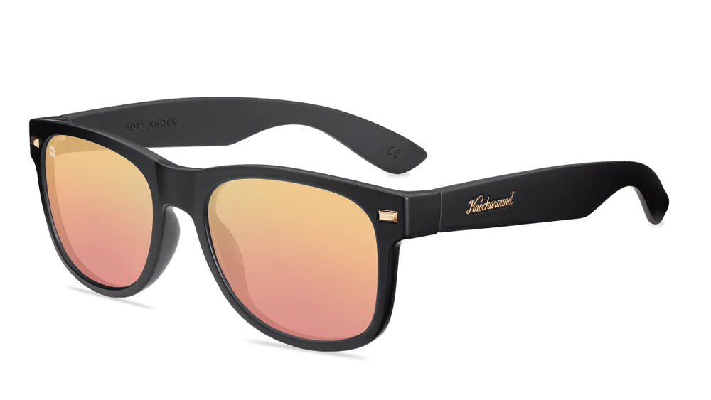 Matte Black / Rose Gold Fort Knocks Sunglass