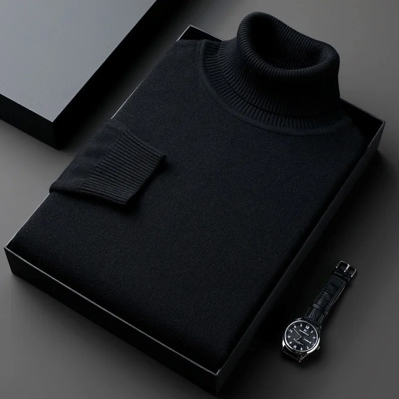 Men's Slim Fit Anti-Pilling Turtleneck Sweater