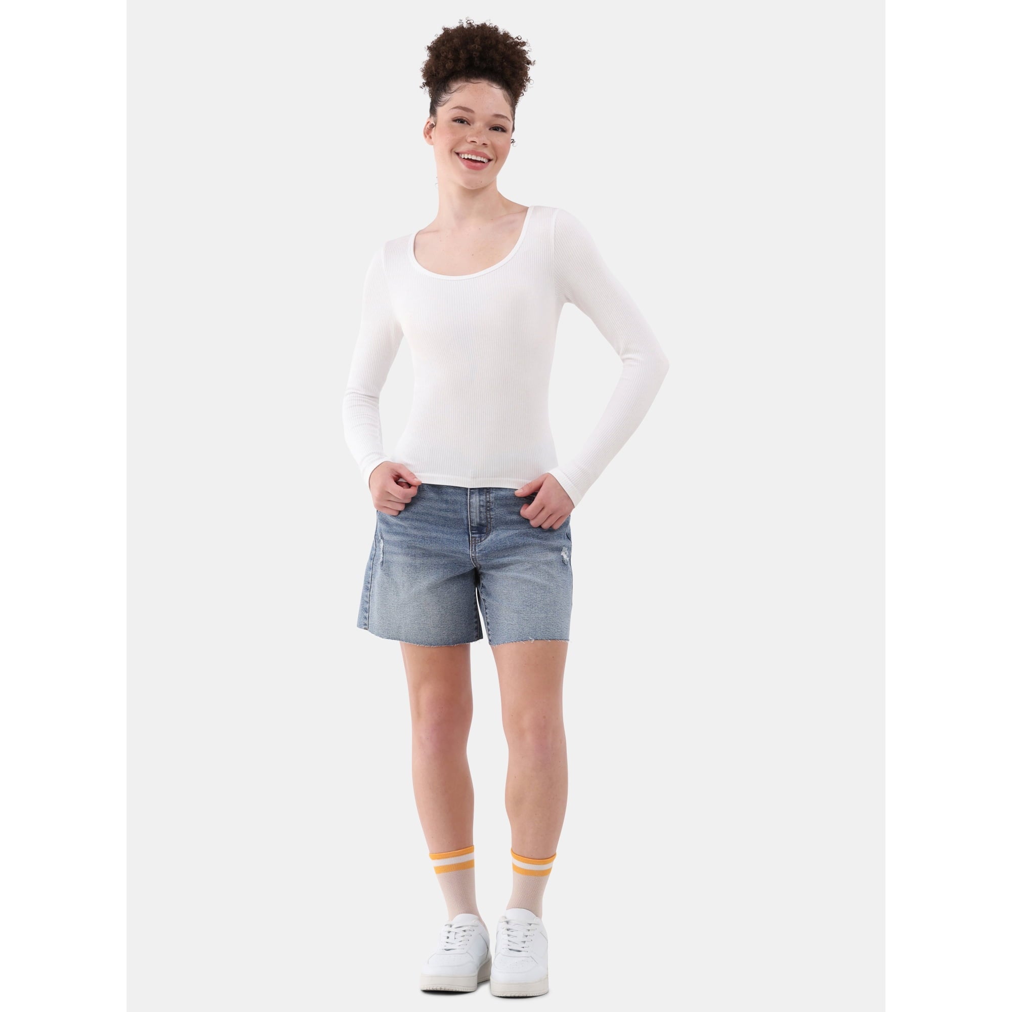 Seamless Scoop Neck Top