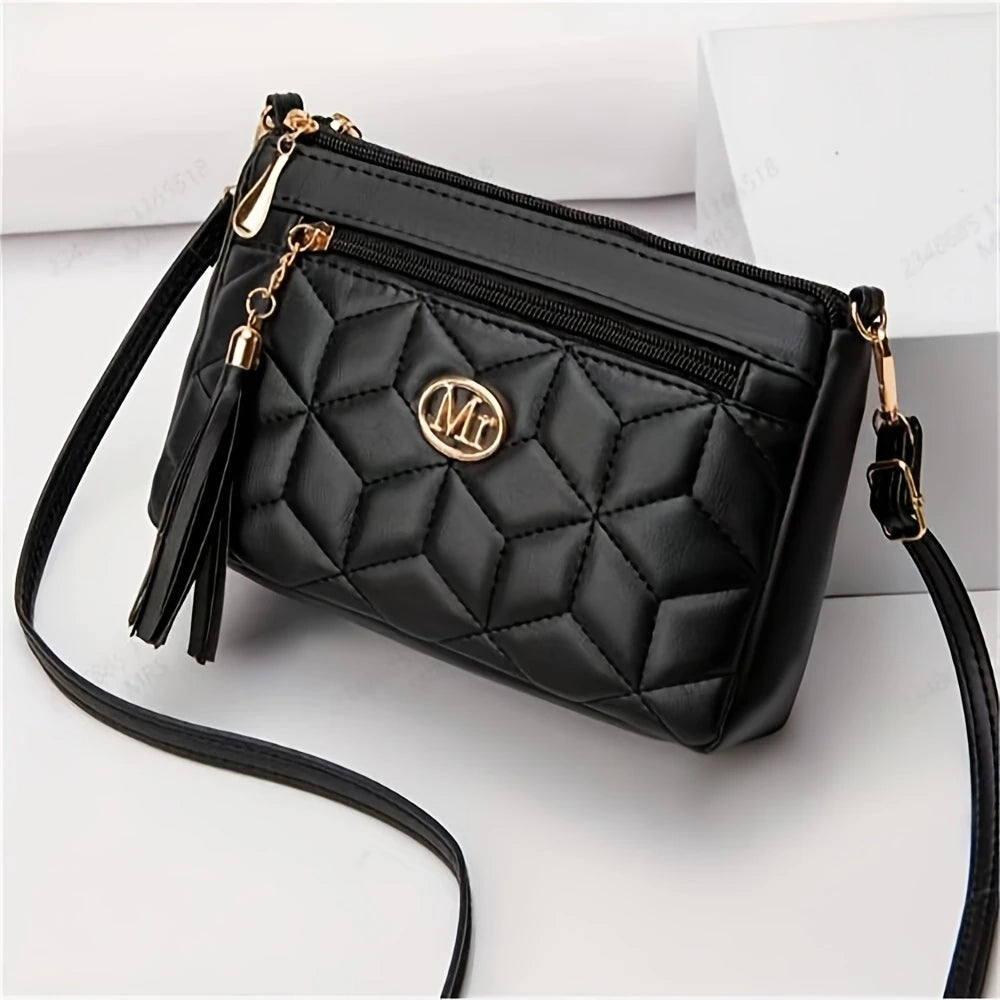 Elegant Quilted Crossbody Bag for Women