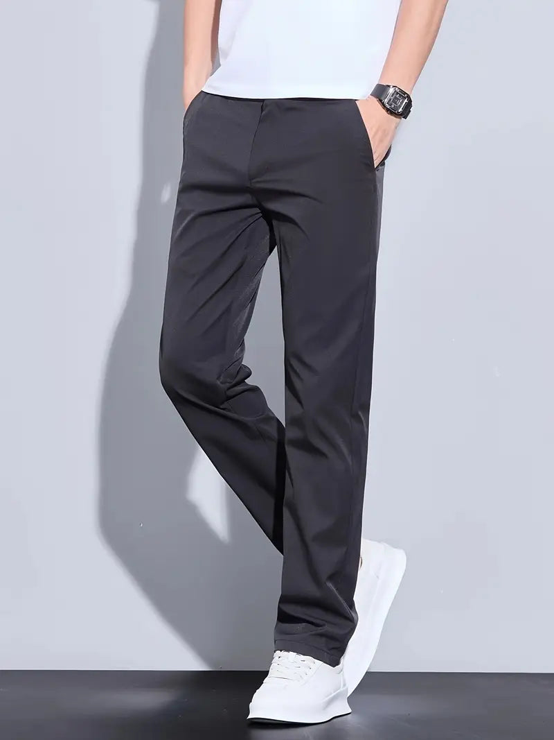 Men’s Lightweight Beige Casual Pants