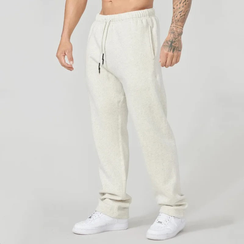 Men's Floral Print Cotton Athletic Trousers