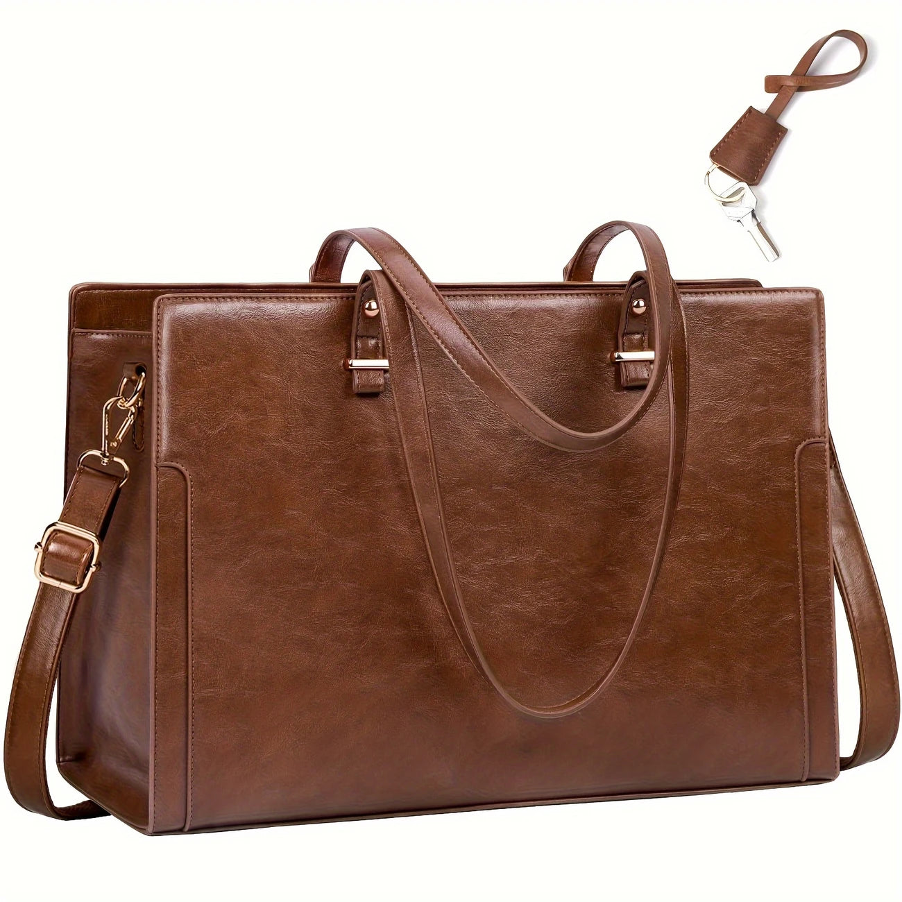 Laptop Bag for Women | Vintage Professional Work Tote Bag Shoulder Bag for Business Office