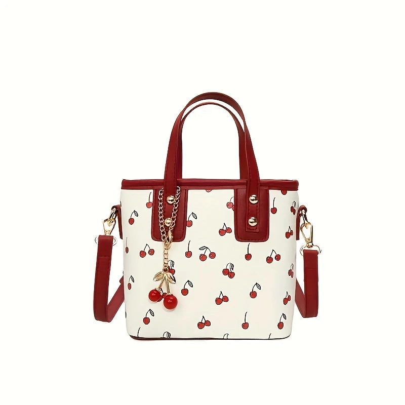 rge Capacity Fashionable Crossbody Bag in Red