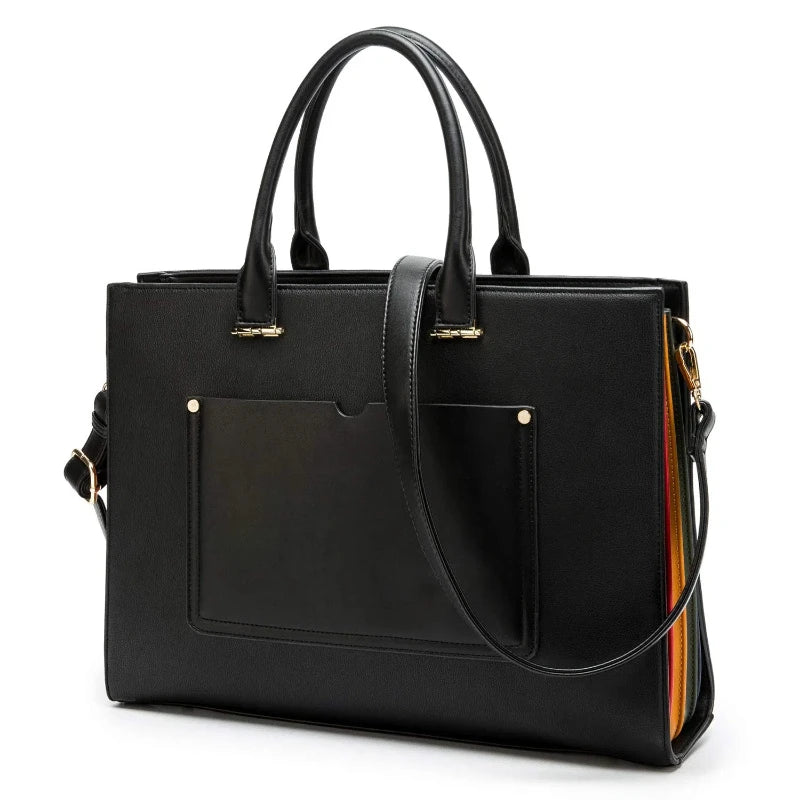 Women - 16-Inch Business Briefcase with Shoulder Strap, Document Organizer & Padded Compartment