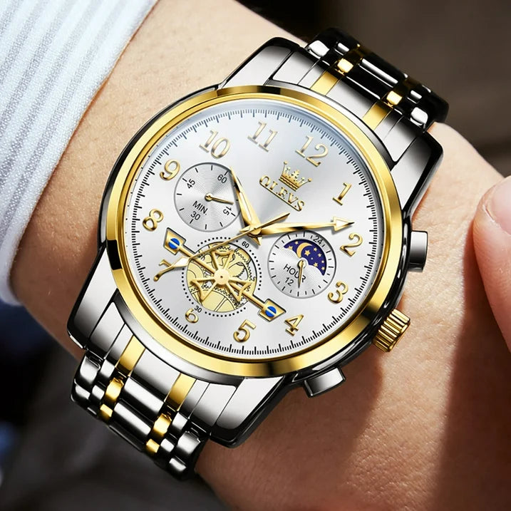 OLEVS Watches for Men Classic with Date Business Dress Luxury Digital