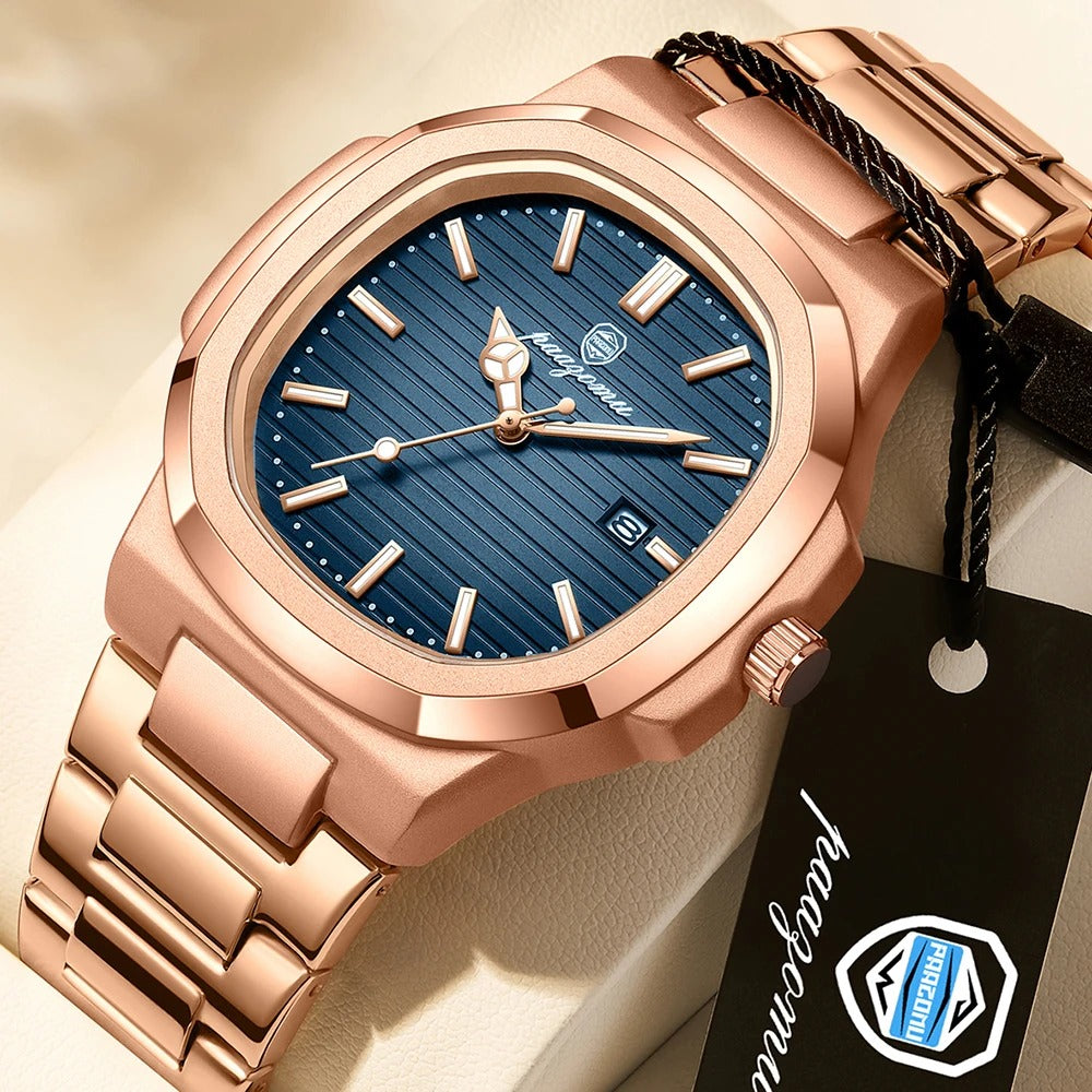 Casual Business Rose Gold Men's Watch