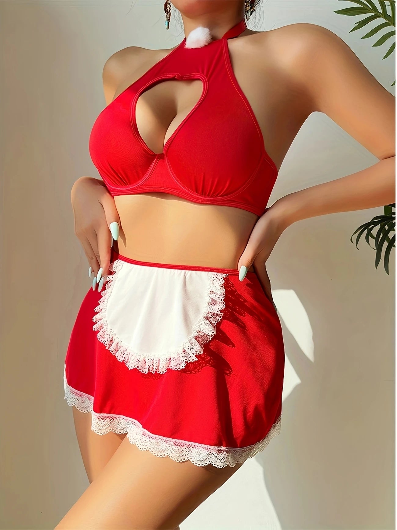 Sexy Sensual Lingerie Revealing And Alluring Skirt  For Women
