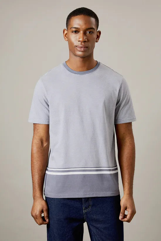 Blue Feeder Stripe T-Shirt
