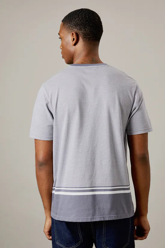 Blue Feeder Stripe T-Shirt