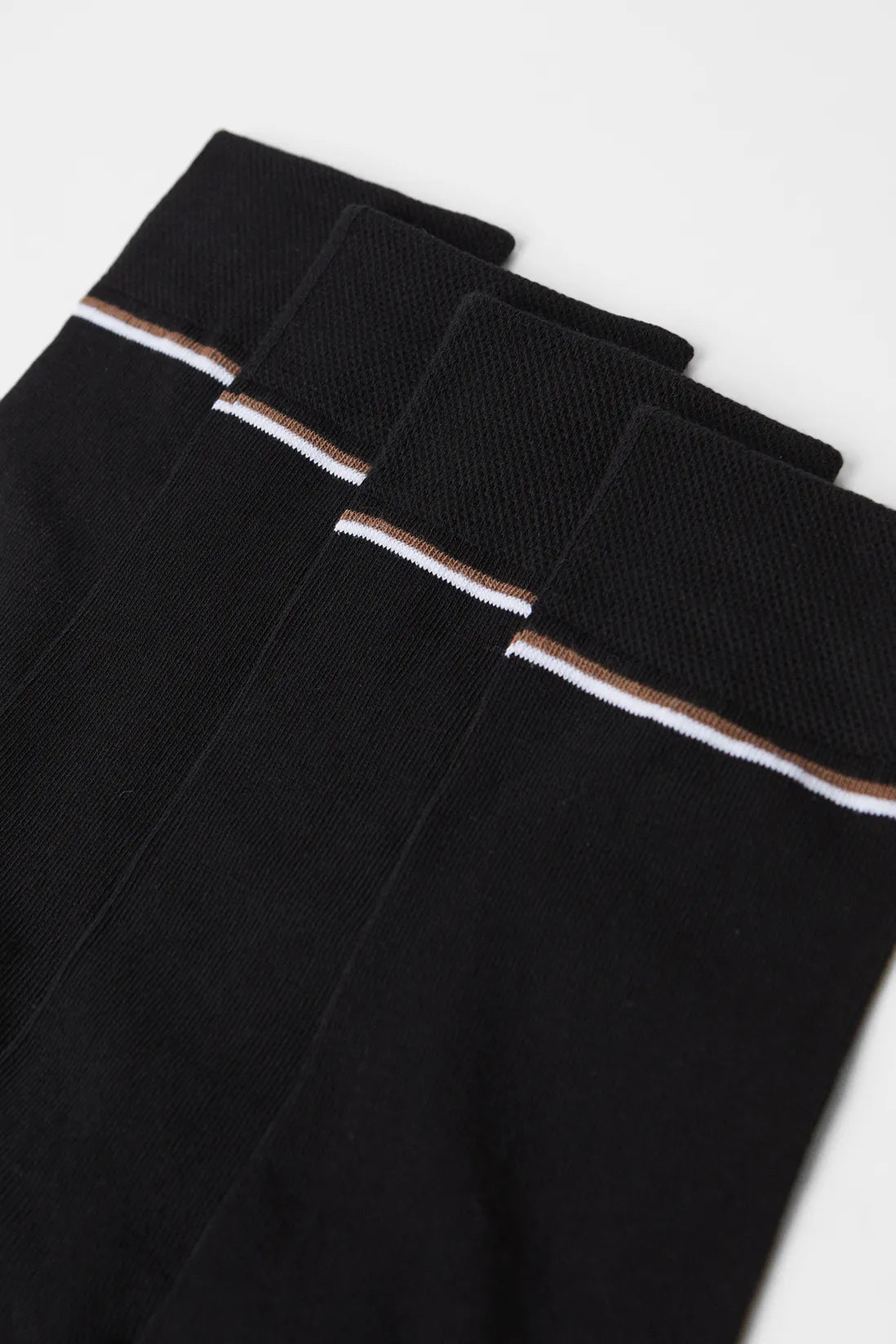 Black Plain 2 Pack Smart Sock Set
