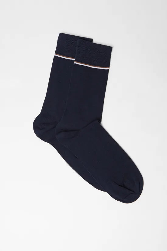Navy Plain 2 Pack Smart Sock Set