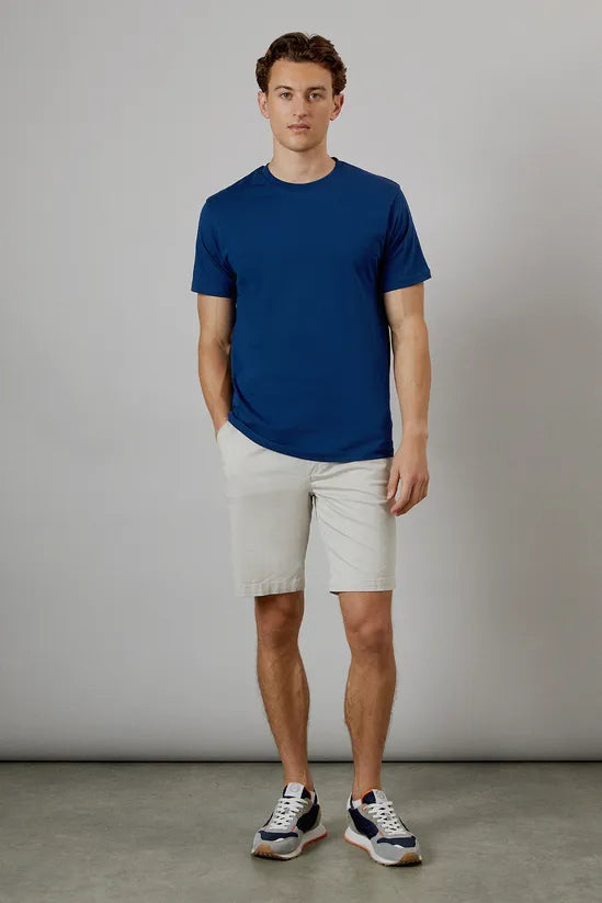 Royal Blue Plain Crew Neck T-shirt