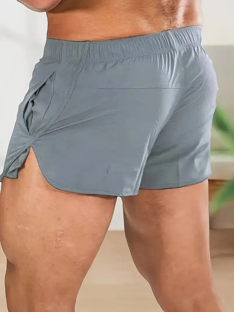 Men's Gray Athletic Shorts