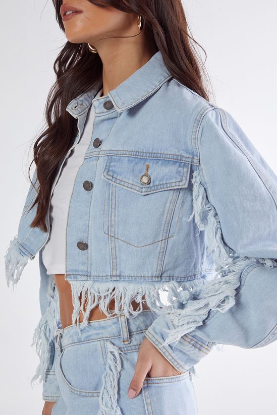 Frayed Edge Denim Jacket